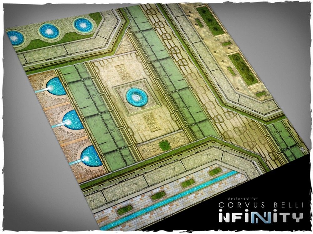 4ft x 4ft, Infinity Haqqislam Theme Mousepad Game Mat