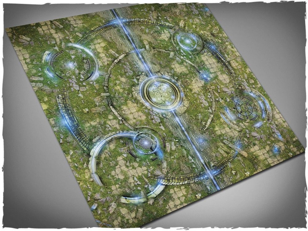 4ft x 4ft, Realm of Heavens Theme Mousepad Games Mat