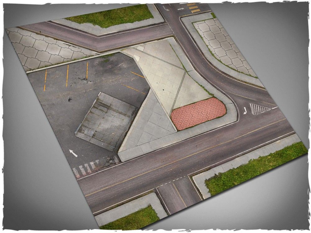 3ft x 3ft, Crisis Protocol No. 1 Theme Mousepad Games Mat