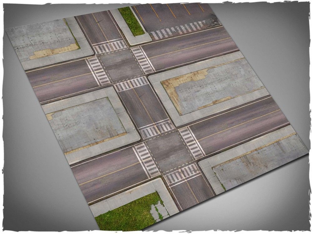 3ft x 3ft, Crisis Protocol No. 3 Theme Mousepad Games Mat