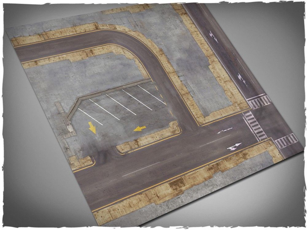 3ft x 3ft, Crisis Protocol No. 4 Theme Mousepad Games Mat