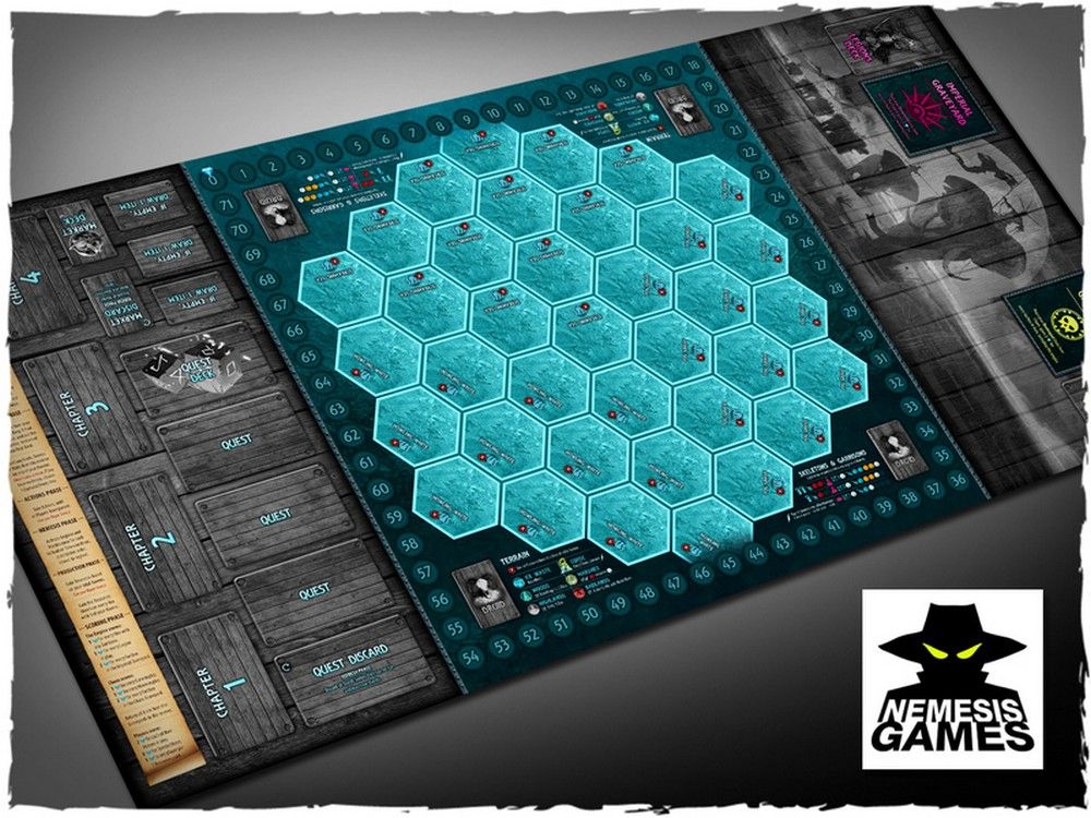 114cm x 57cm, Uprising: Curse of the Last Emperor Theme Mousepad Games Mat