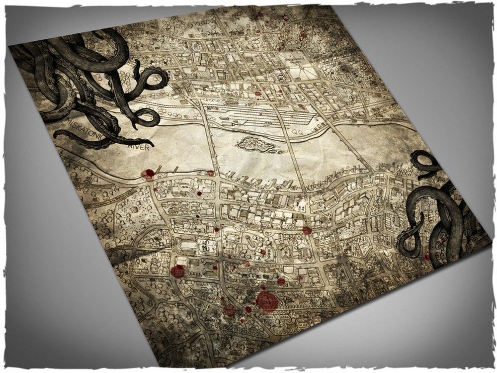 3ft x 3ft, Arkham Horror Theme Mousepad Games Mat