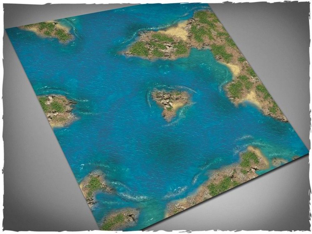 4ft x 4ft, Islands Theme PVC Games Mat