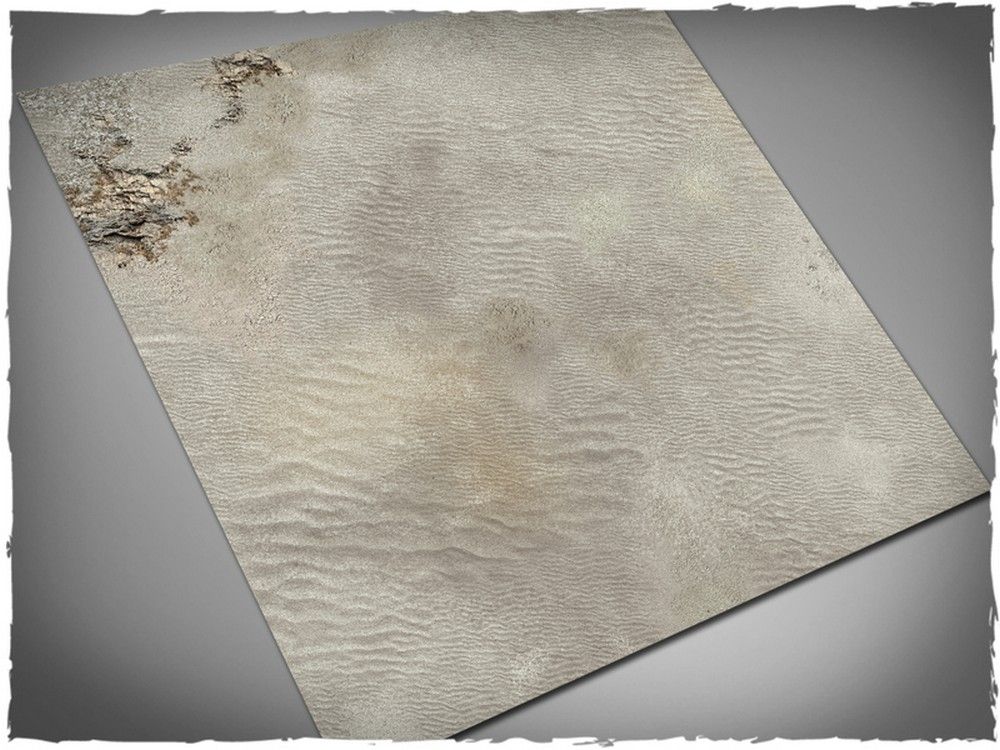 3ft x 3ft, White Desert Theme Mousepad Games Mat