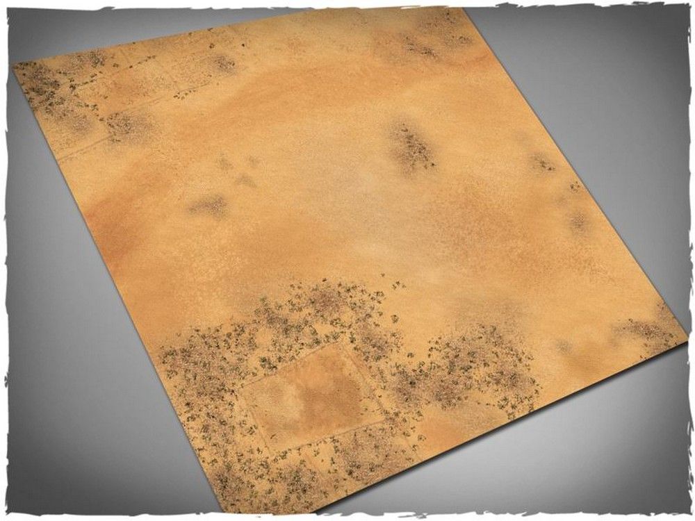 3ft x 3ft, Aerial Desert Theme PVC Games Mat