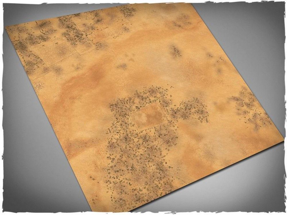 4ft x 4ft, Aerial Desert Theme PVC Games Mat