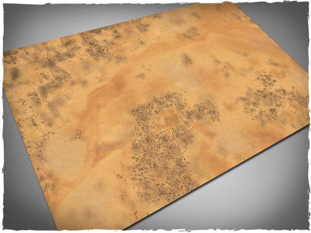 4ft x 6ft, Aerial Desert Theme Cloth Games Mat