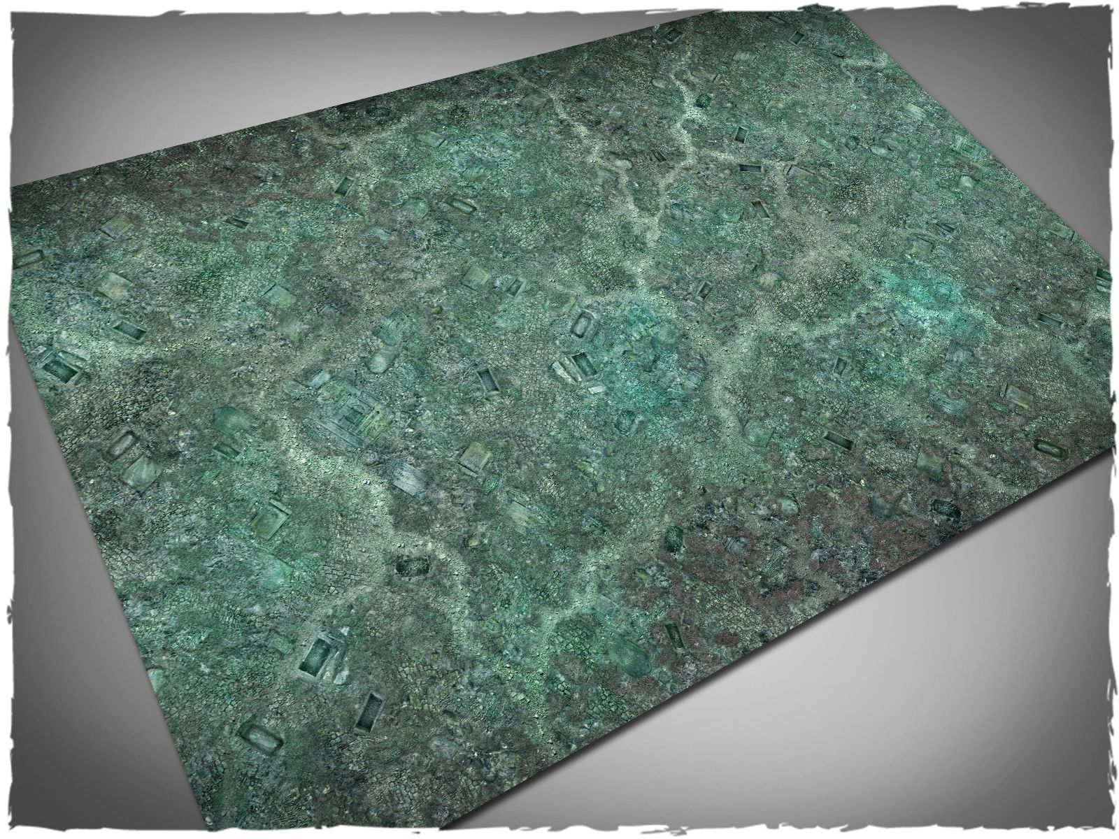 6ft x 4ft, Burial Grounds Theme Mousepad Games Mat