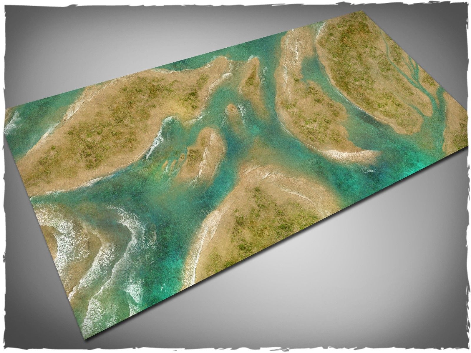 6ft x 3ft, Shallow Waters Theme Cloth Games Mat