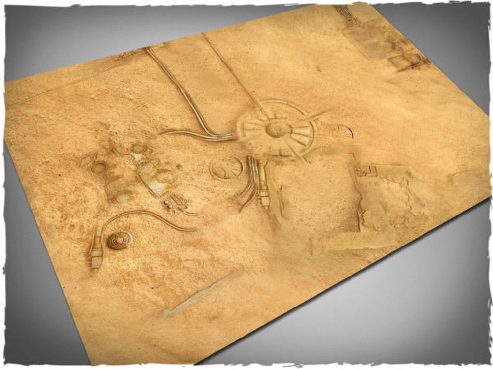 22in x 30in, Desert City Theme Mousepad Games Mat