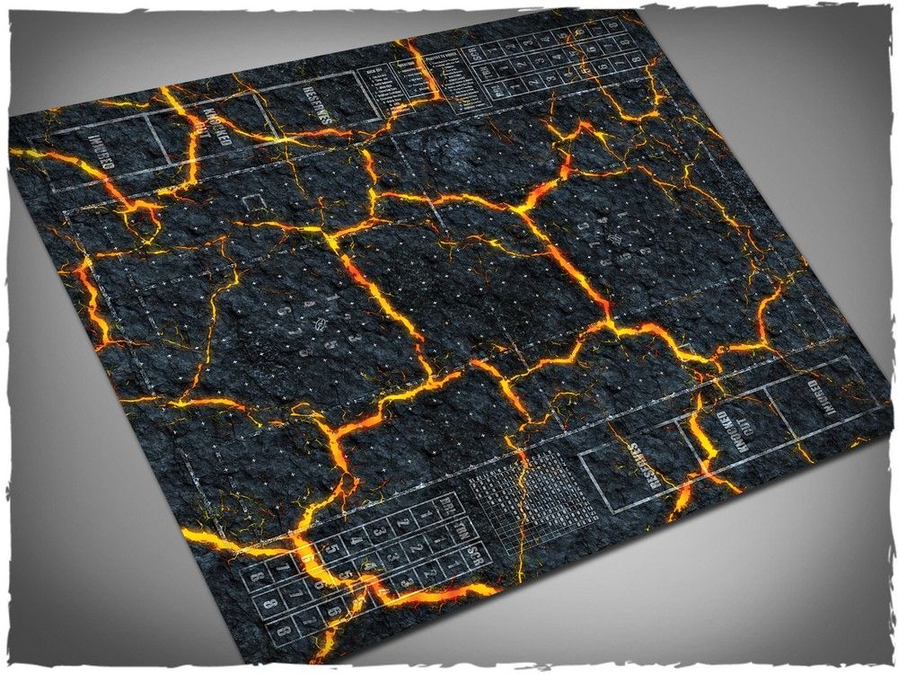 Blood Bowl Pitch - Inferno Theme Mousepad Games Mat