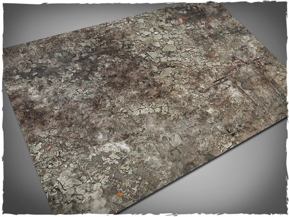 22in x 30in, Urban Ruins Theme Mousepad Games Mat