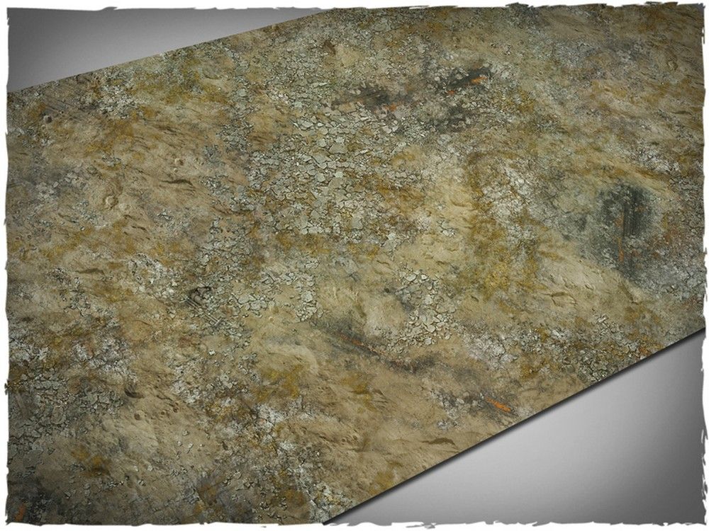 44in x 90in, Urban Wasteland Theme PVC Games Mat