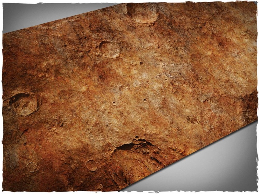 44in x 90in, Red Planet Theme PVC Games Mat