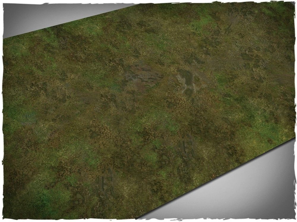 44in x 90in, Muddy Fields Theme Mousepad Games Mat