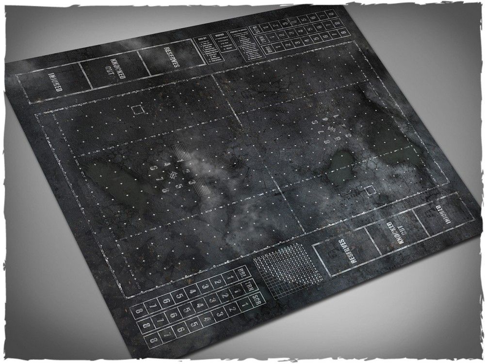 Blood Bowl Pitch - Gotham Theme Mousepad Games Mat