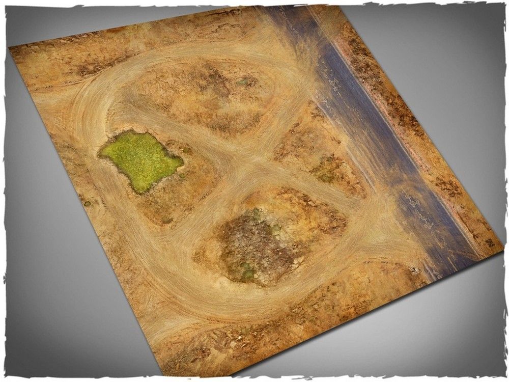 4ft x 4ft, Gaslands Theme Mousepad Game Mat