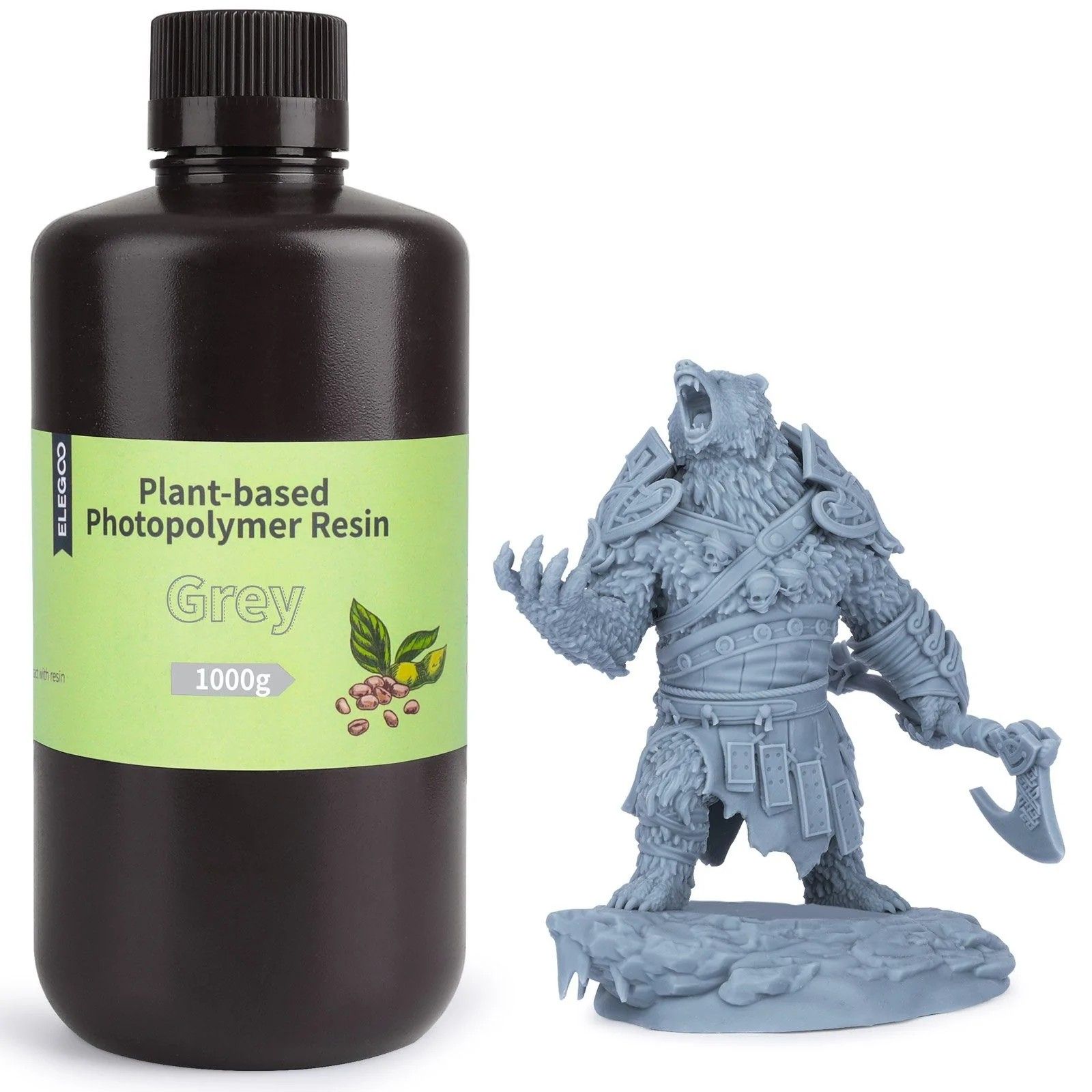 ELEGOO Plant-Based Resin 1000g - Grey