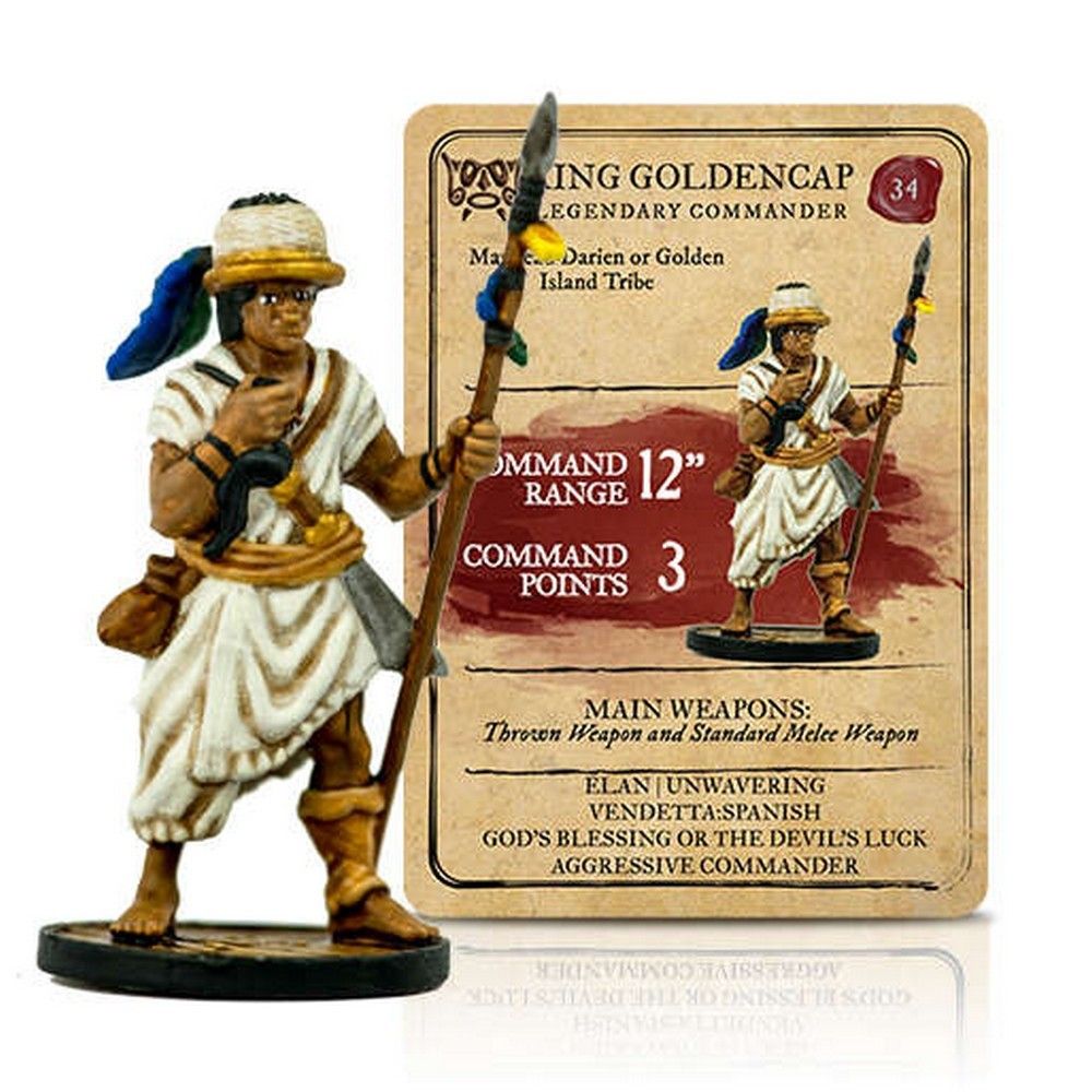 King Golden Cap Legendary Commander - Metal