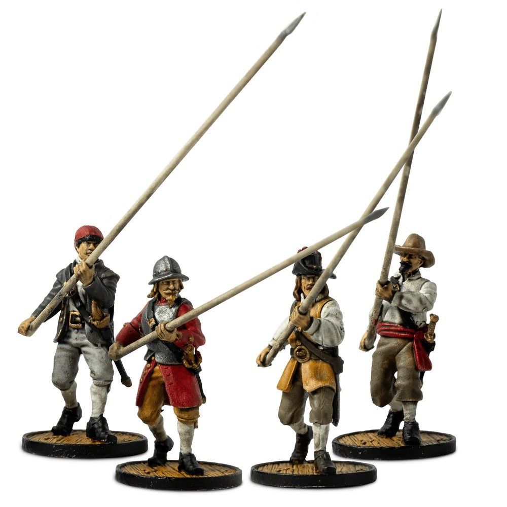 European Pikemen Unit - Metal - Resin