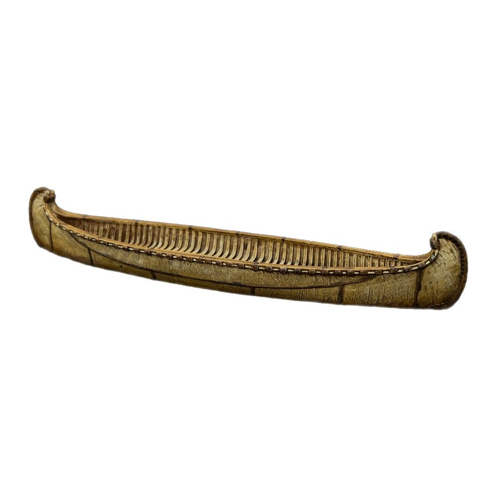 Birchbark Canoe (Canoa) - Resin