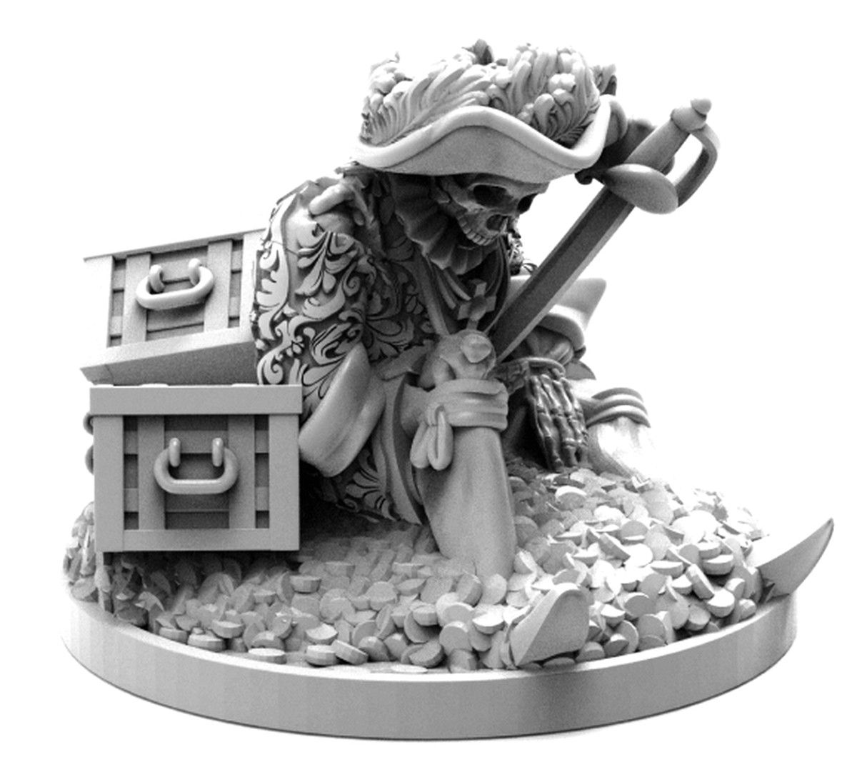 Blood & Plunder: Cursed Treasure Marker - Resin