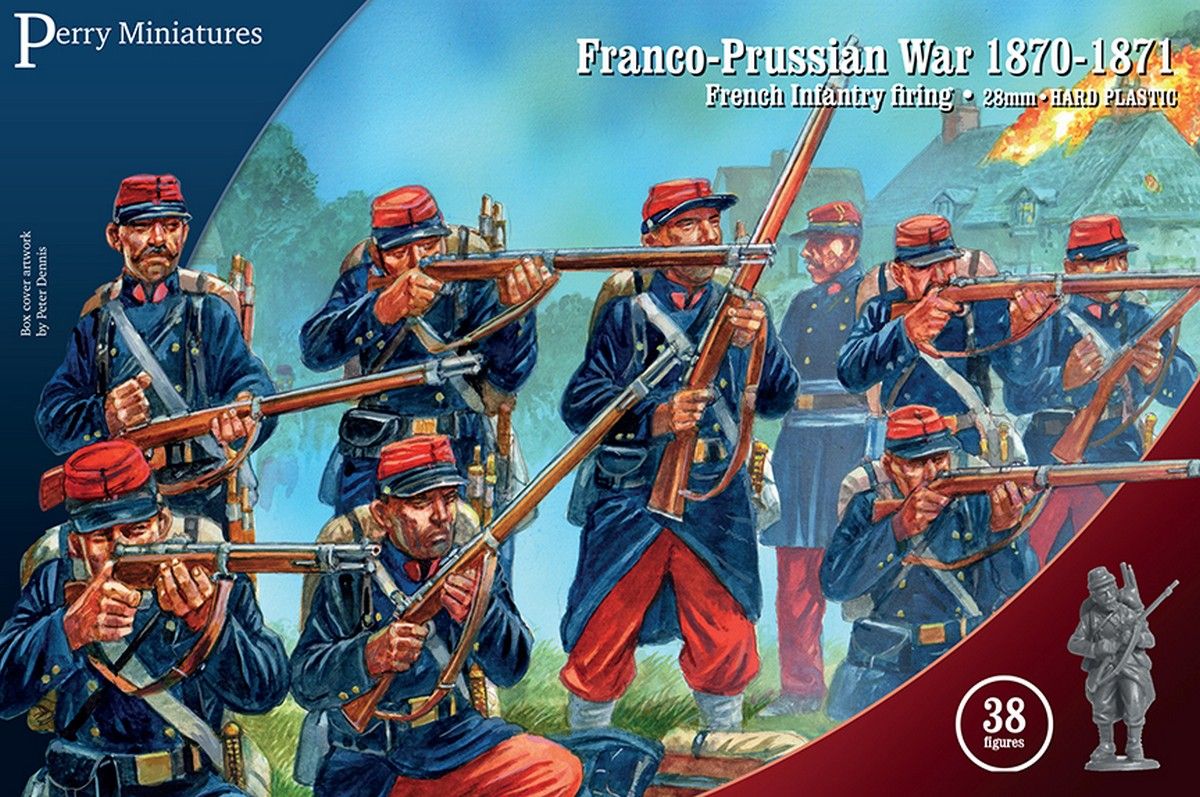 Franco-Prussian War French Infantry Firing