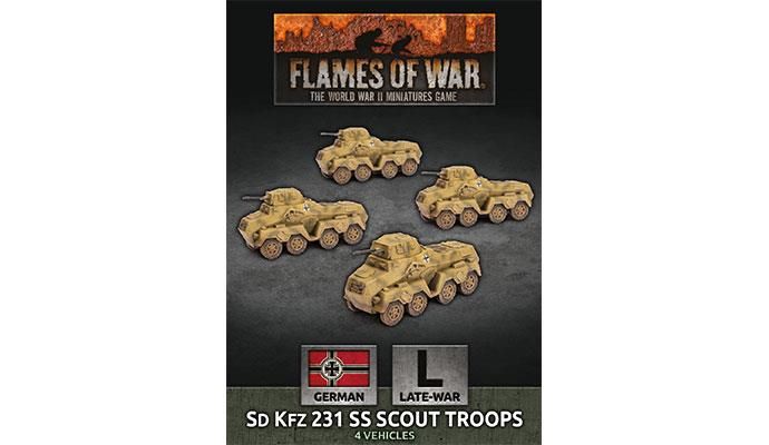 Sd Kfz 231 SS Scout Troop