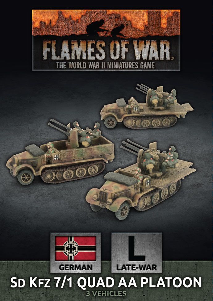 SdKfz 7/1 Quad AA Platoon