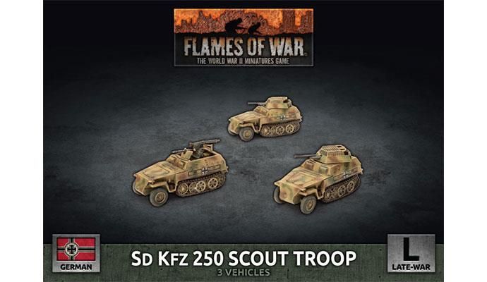 Sd Kfz 250 8cm/7.5cm/2cm Scout Platoon
