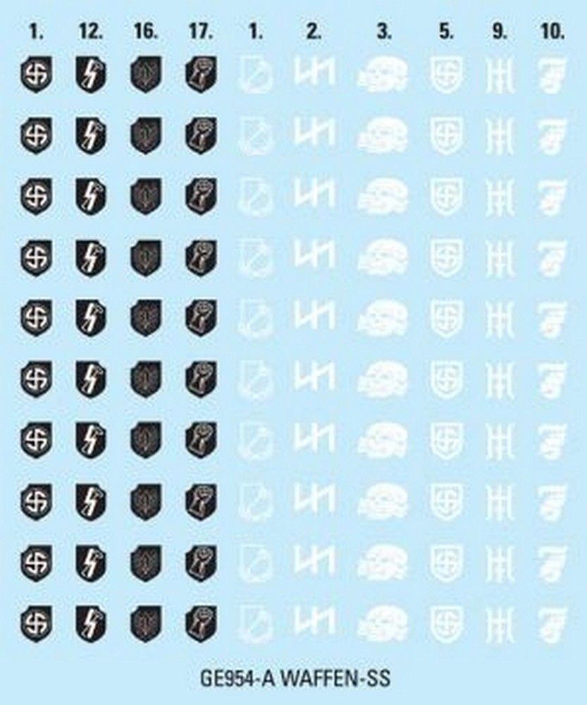 Waffen-SS Decal Set