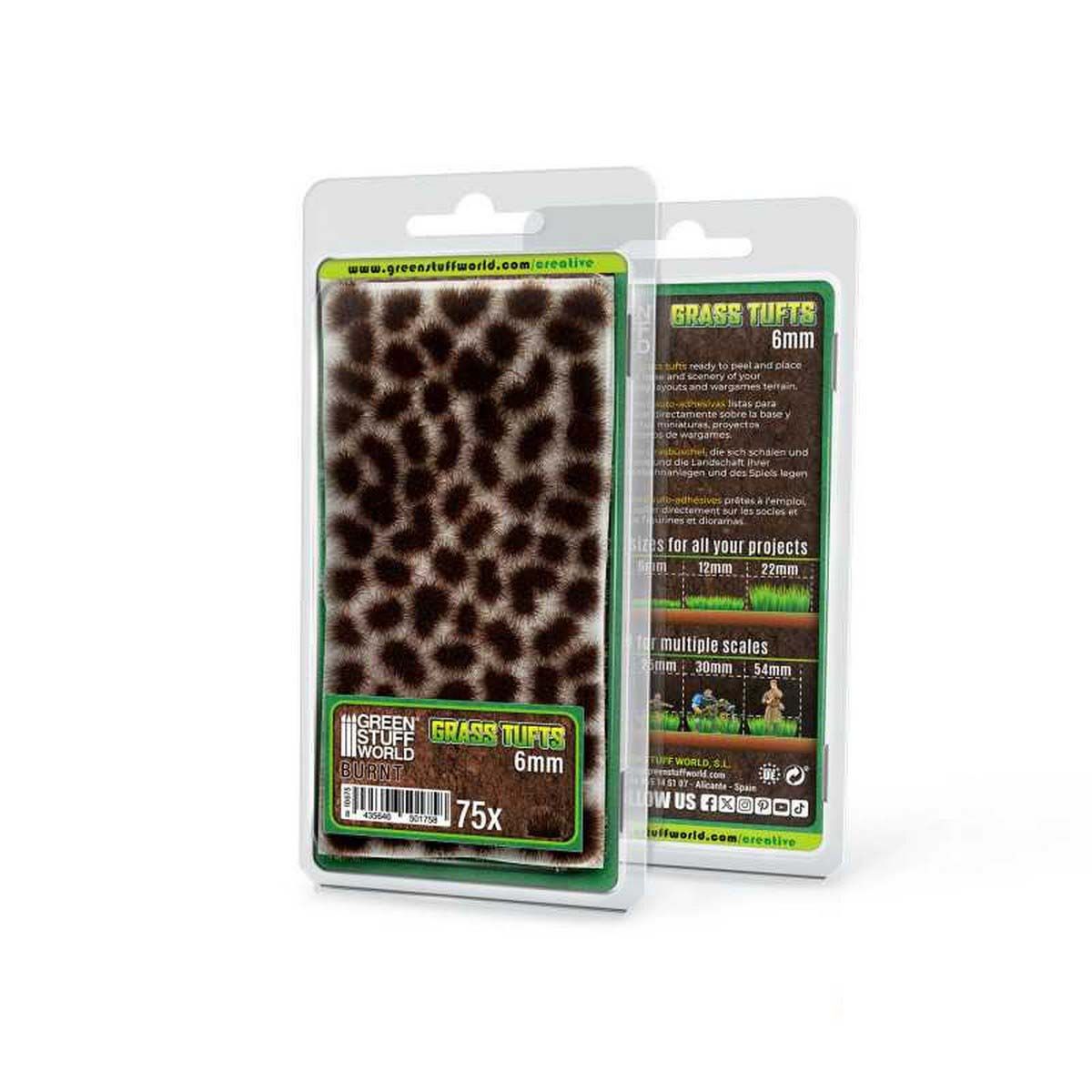 Static Grass Tufts 6mm - Burnt Brown