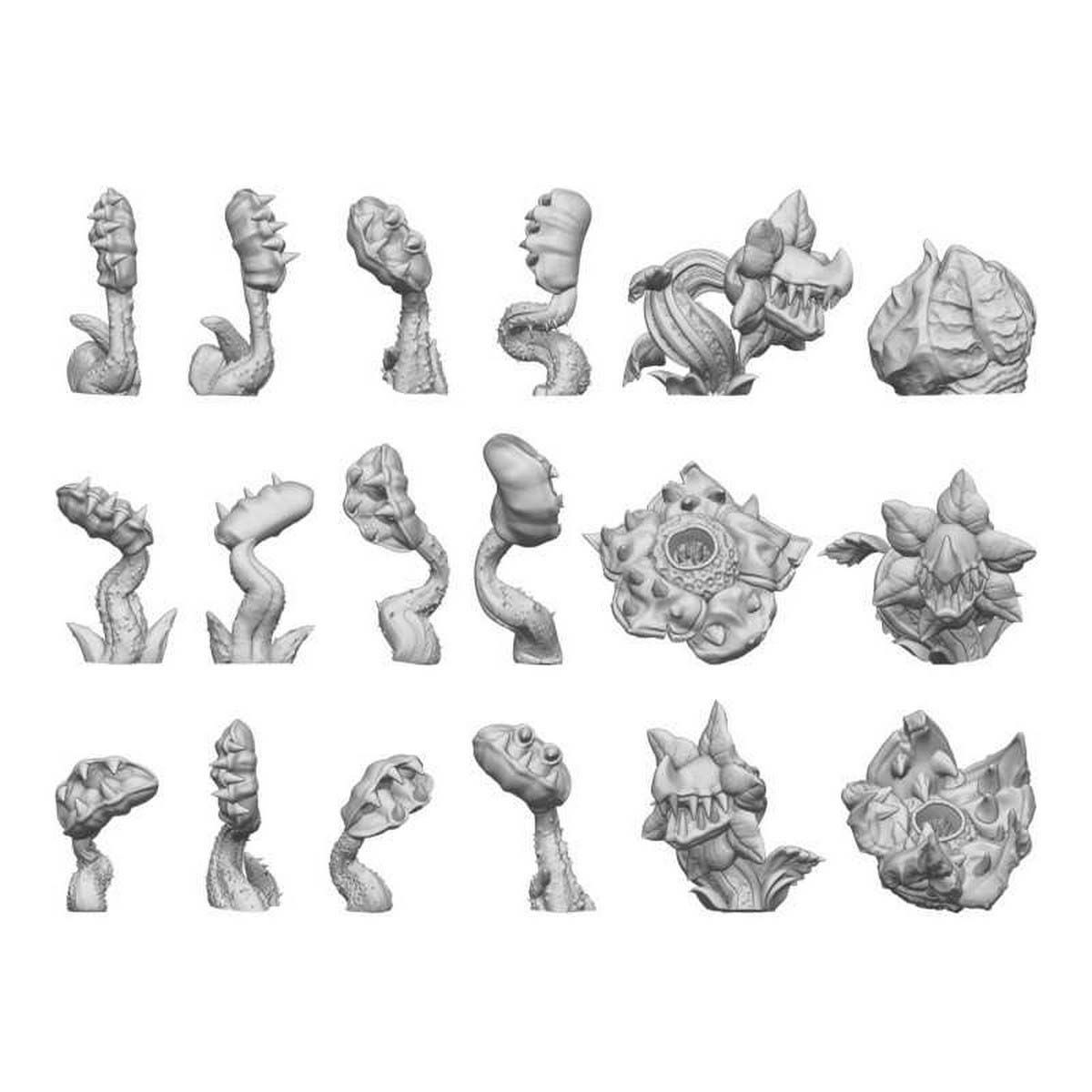 3D Printed Set - Carnivorous Plants