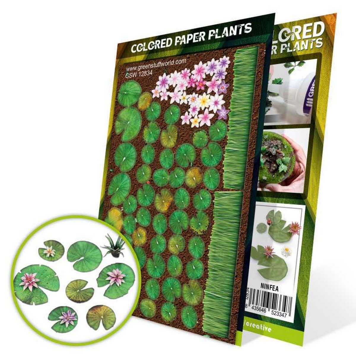 Colored Paper Plants - Lilly Pads