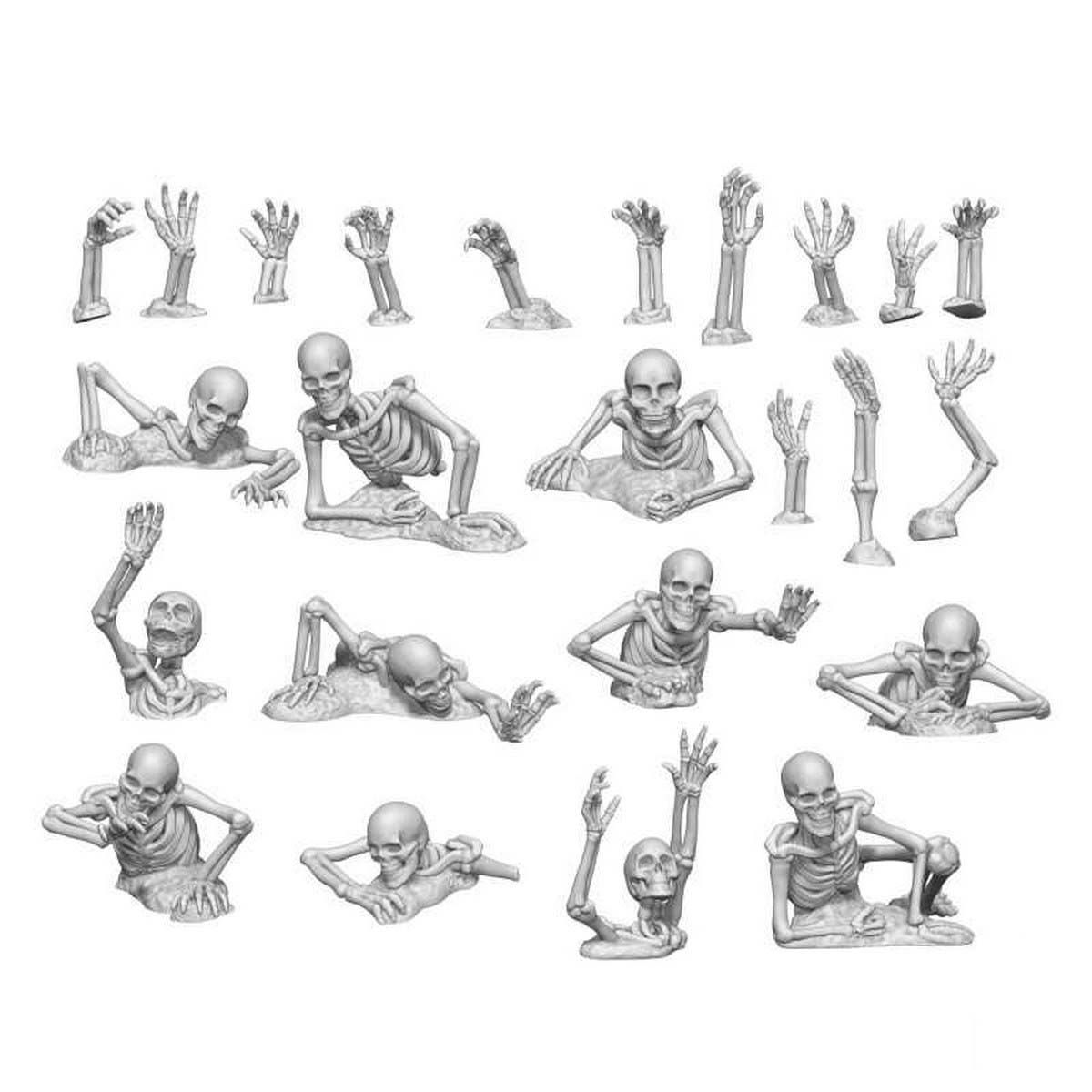 3D printed set - Summon Skeletons 1:48