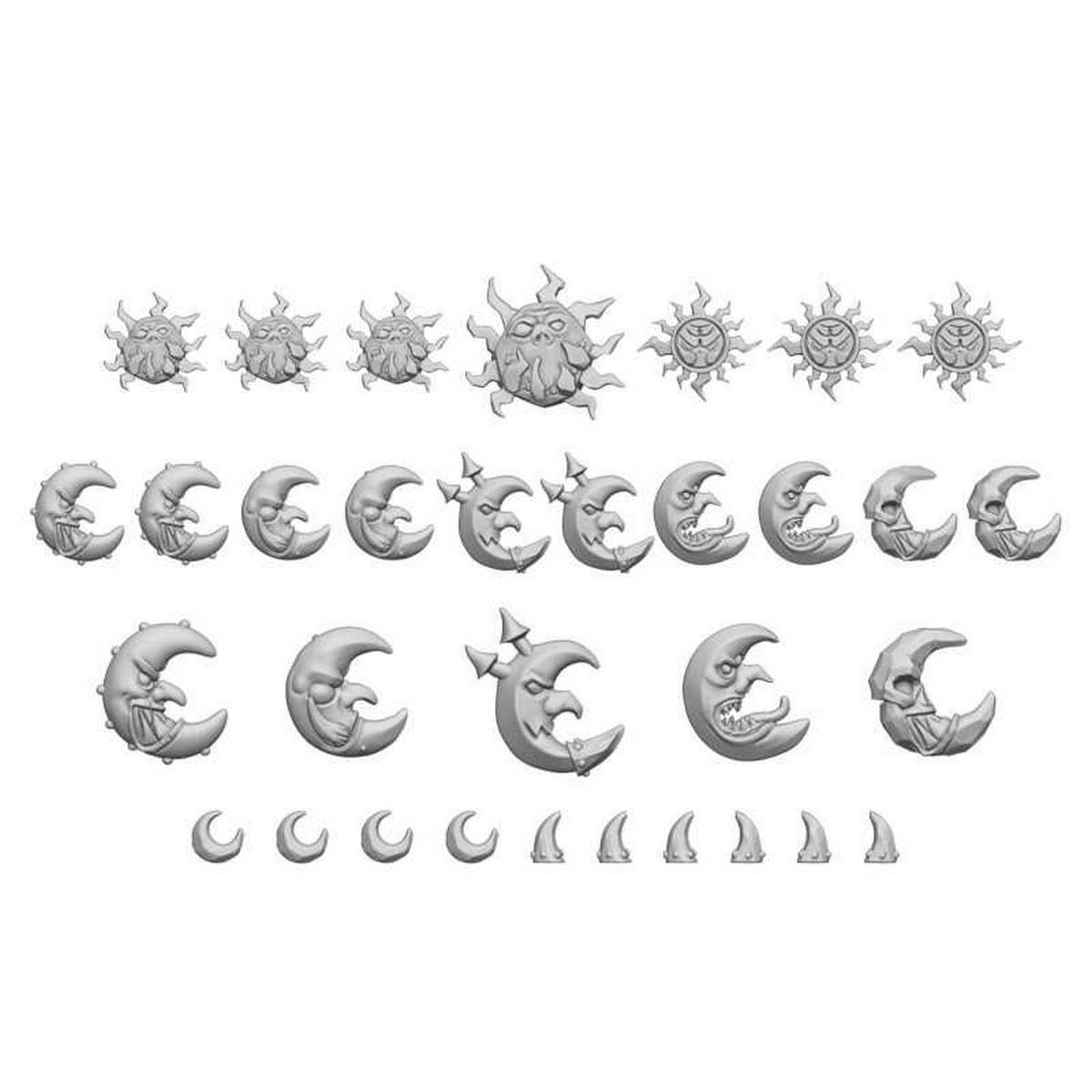 3D Printed Set - Goblin Symbols