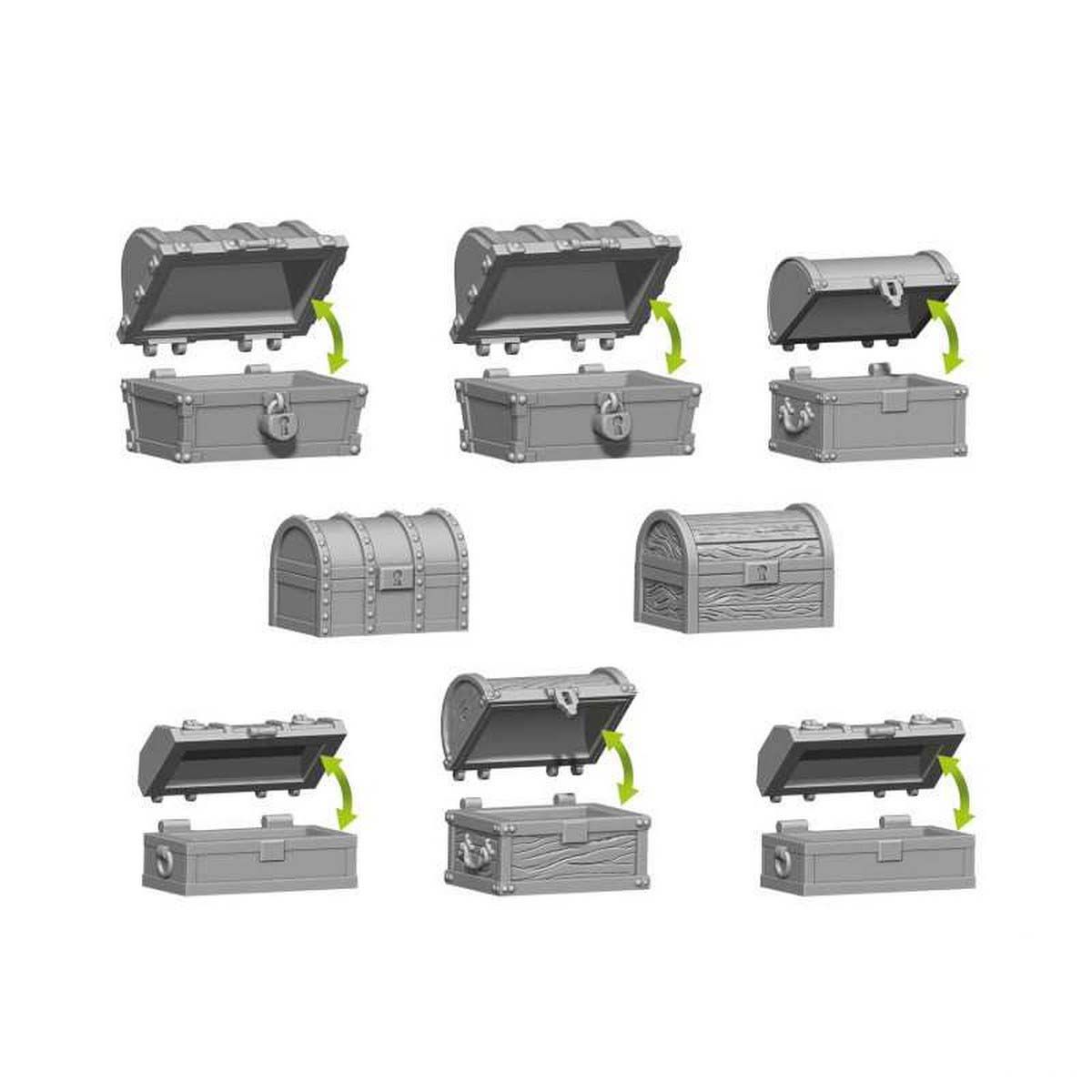 3D Printed Set - Chests