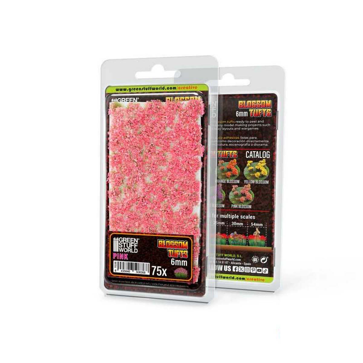 Blossom Tufts - 6mm - Pink Flowers