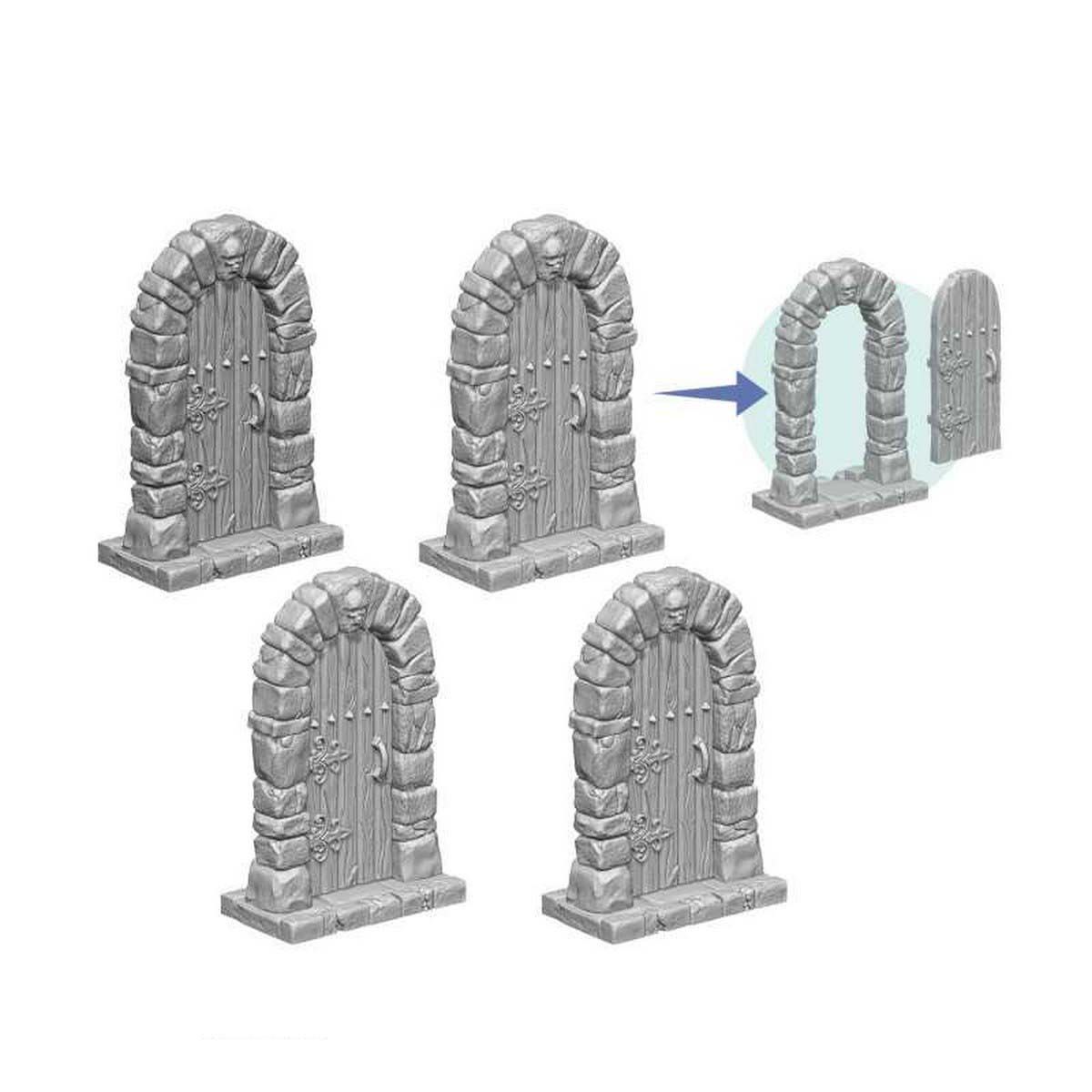 3D Printed Set - Dungeon Doors