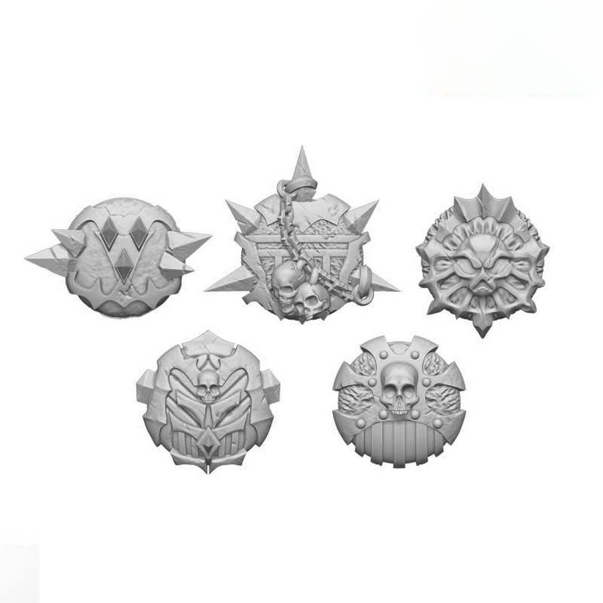 3D Printed Set - Khorne Bucklers