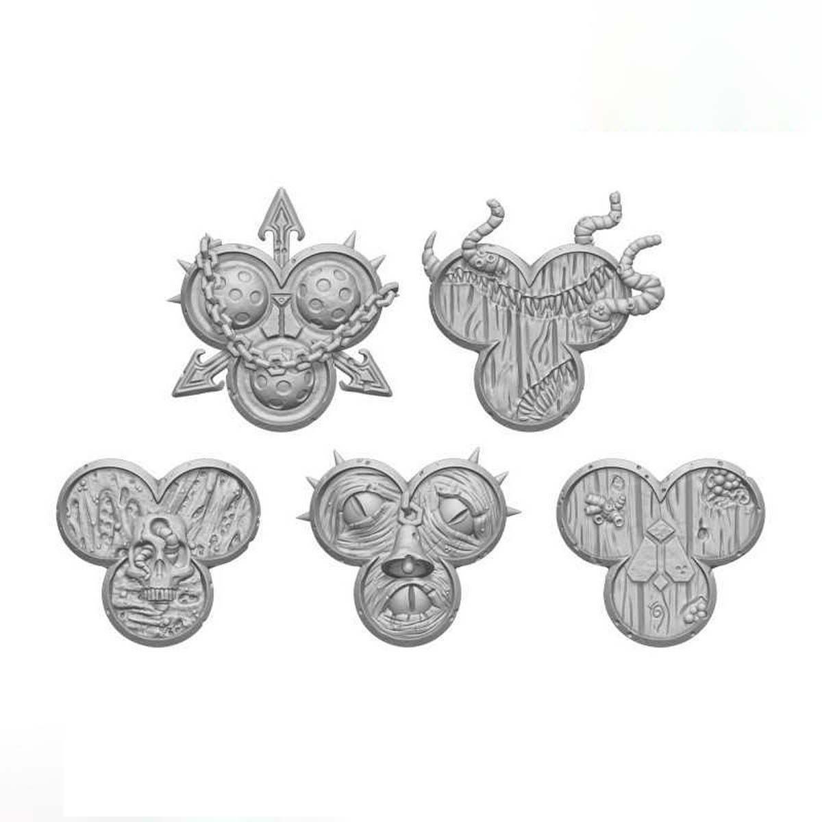 3D Printed Set - Nurgle Bucklers