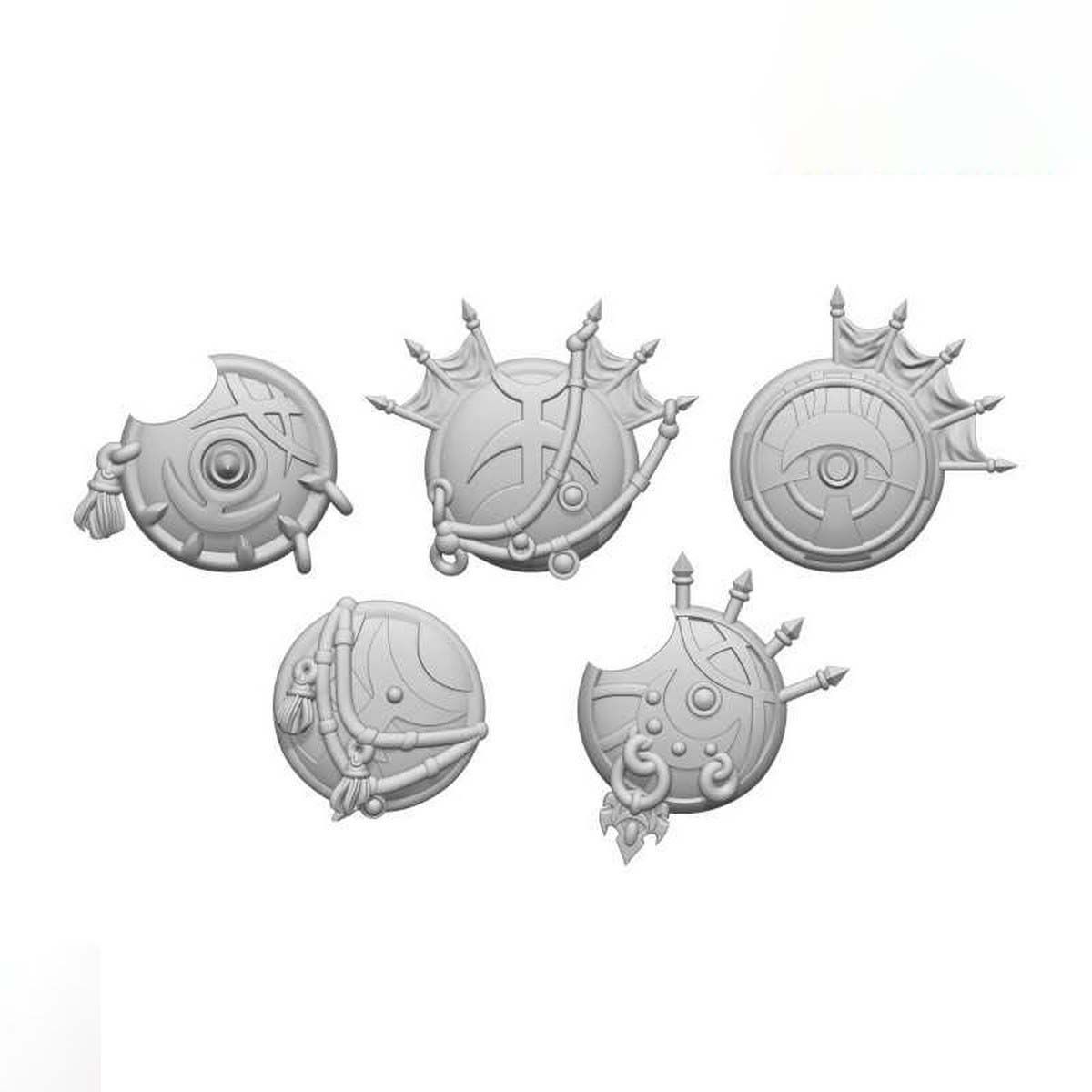 3D Printed Set - Slaanesh Bucklers
