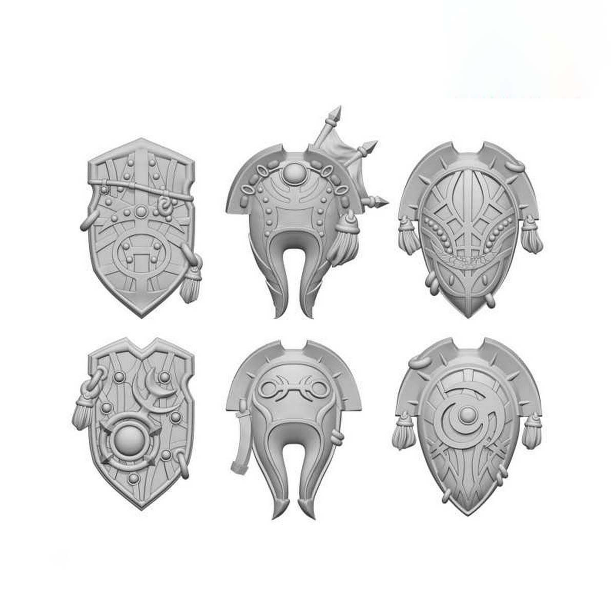 3D Printed Set - Slaanesh Tower Shields