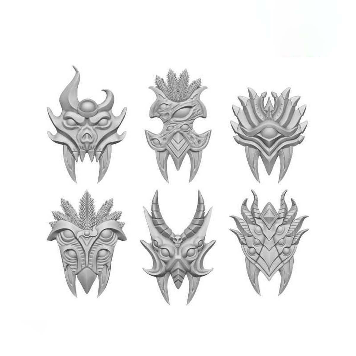 3D Printed Set - Tzeentch Shields