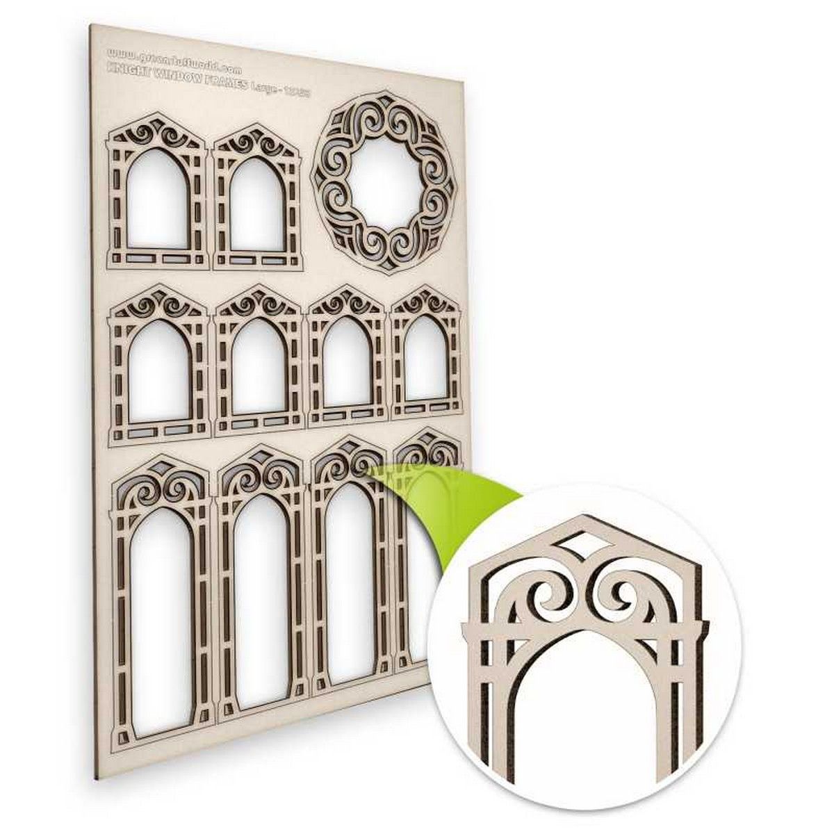 Knight Miniature Windows - Large