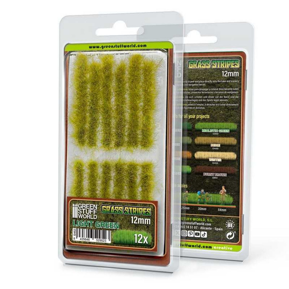 Grass Strips 12mm - Light Green