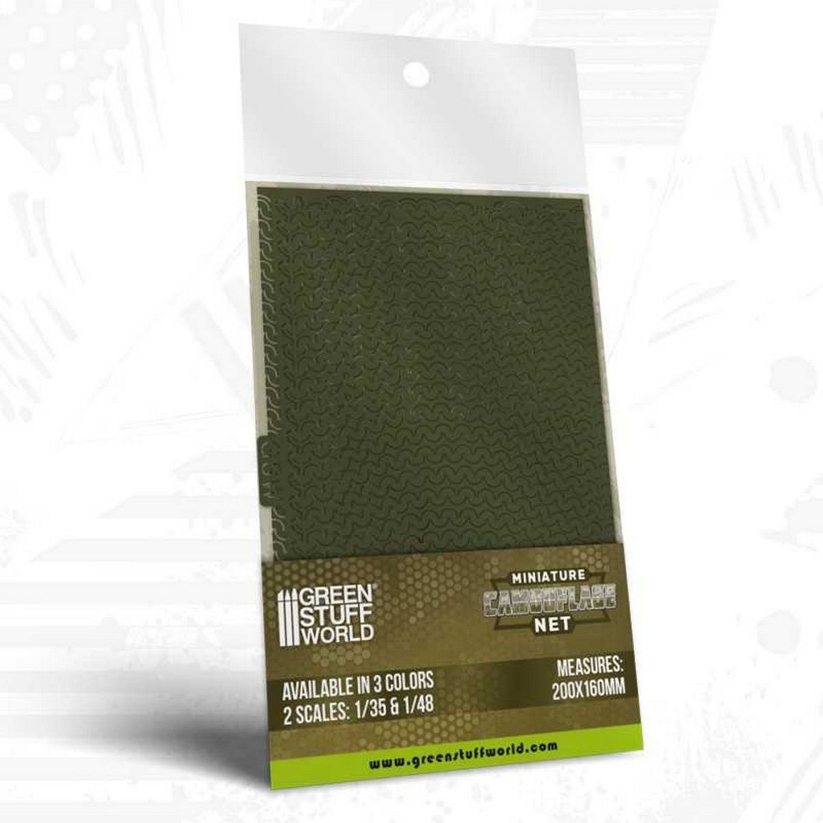 Miniature Camouflage Nets Green 1:35