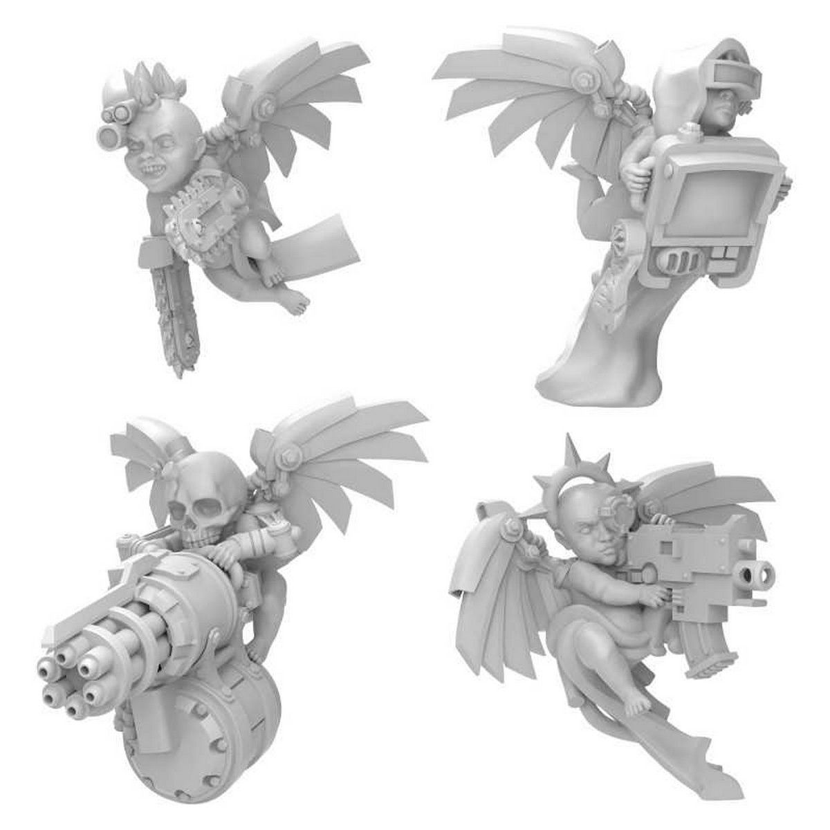 Cherubs 40k - Cyber Cherubs Servitors
