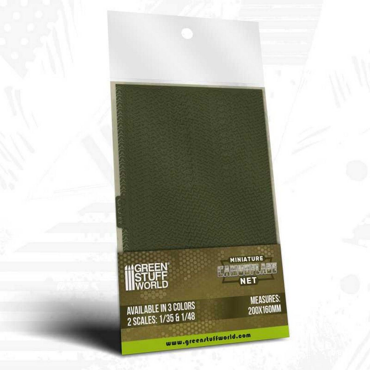 Miniature Camouflage Nets Green 1:48